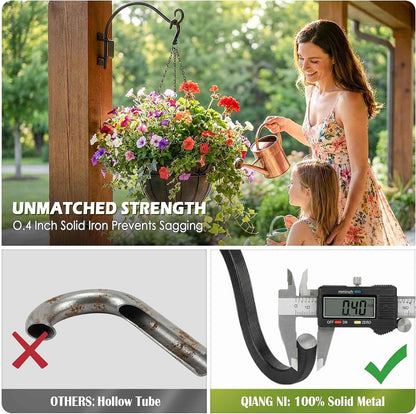 Bird Feeder Hanger Outdoor: 16" Swivel Heavy Duty Wall Mount Bracket