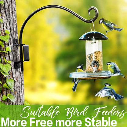 Bird Feeder Hanger Outdoor: 16" Swivel Heavy Duty Wall Mount Bracket