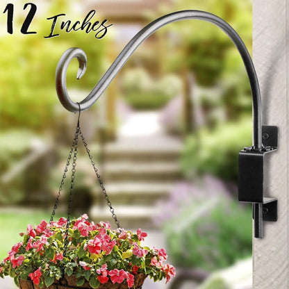 Bird Feeder Hanger Outdoor: 16" Swivel Heavy Duty Wall Mount Bracket