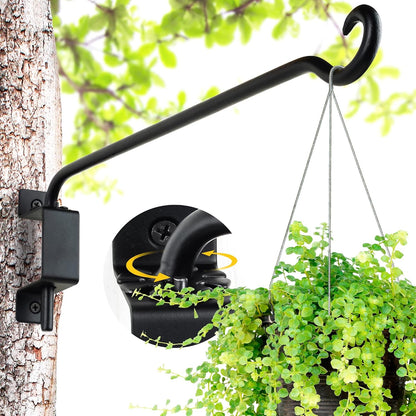 Bird Feeder Hanger Outdoor: 16" Swivel Heavy Duty Wall Mount Bracket