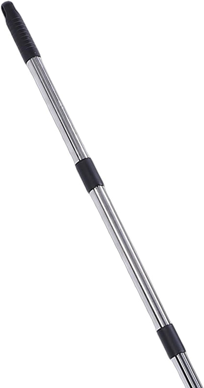 Hoe Garden Tool, 64 inch Adjustable Long Handle Heavy Duty Steel Scuffle Stirrup Action Hoes Portable Manual Weeding Tool with Accessories for Flower Beds Yards (Orange)