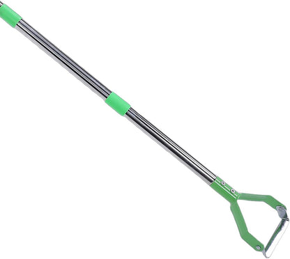 Hoe Garden Tool, 64 inch Adjustable Long Handle Heavy Duty Steel Scuffle Stirrup Action Hoes Portable Manual Weeding Tool with Accessories for Flower Beds Yards (Orange)
