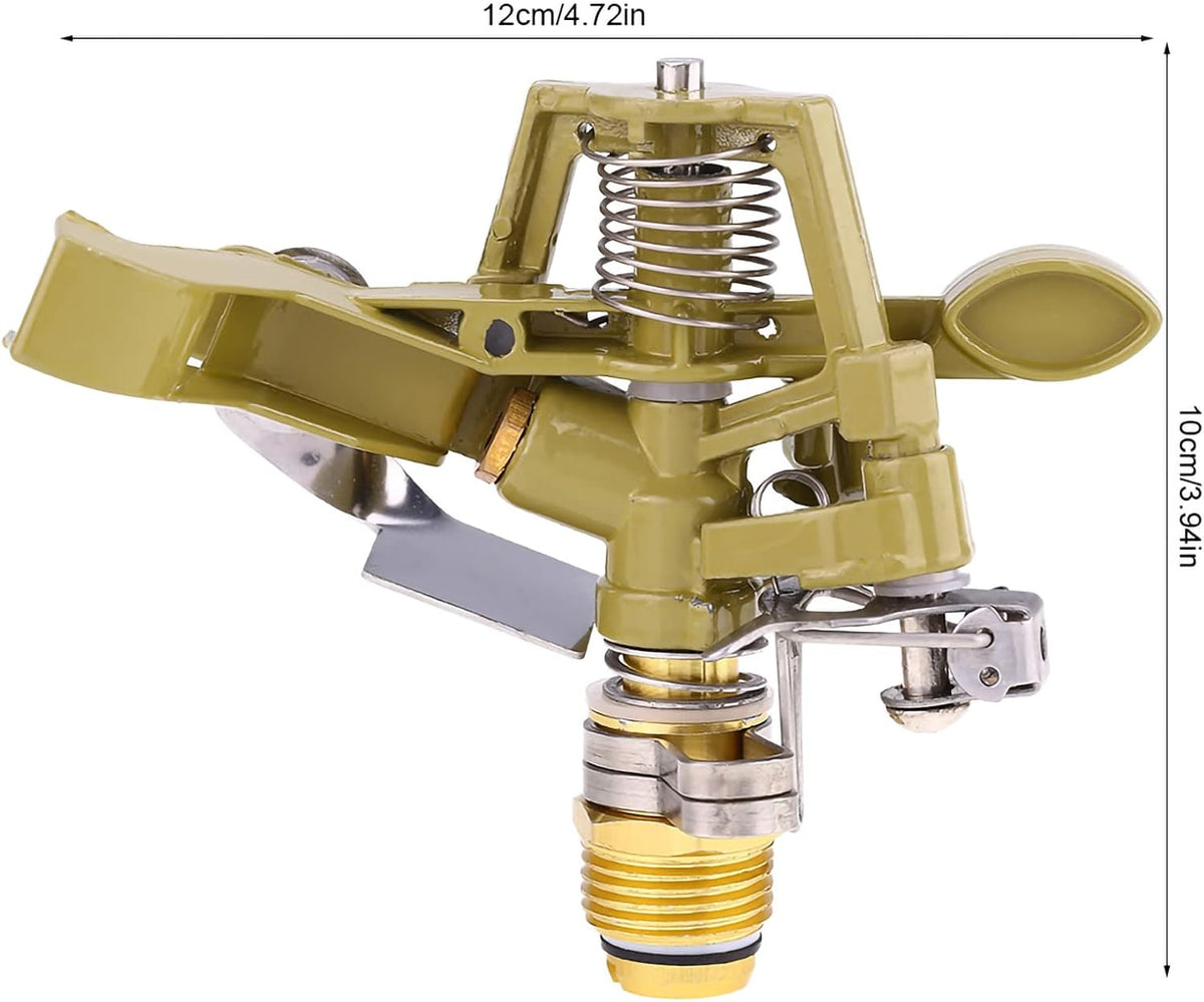 Impact Sprinkler Head, Zinc Alloy Ground Insert, 20-40 FT