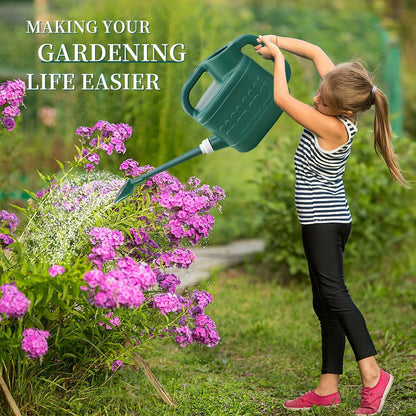 2 Gallon Watering Can, Large Garden Watering Can for Outdoor Plants