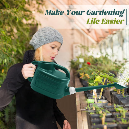 2 Gallon Watering Can, Large Garden Watering Can for Outdoor Plants