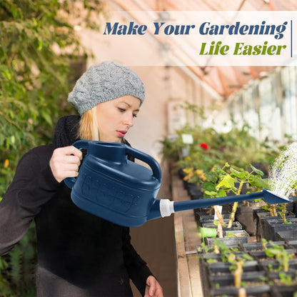 2 Gallon Watering Can, Large Garden Watering Can for Outdoor Plants