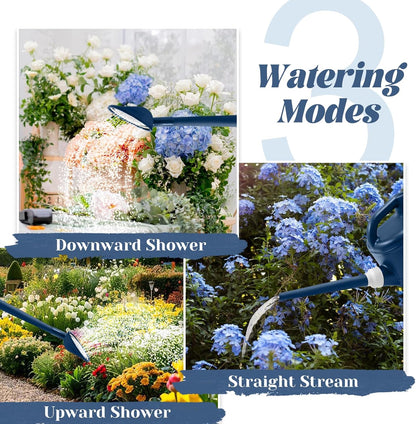2 Gallon Watering Can, Large Garden Watering Can for Outdoor Plants