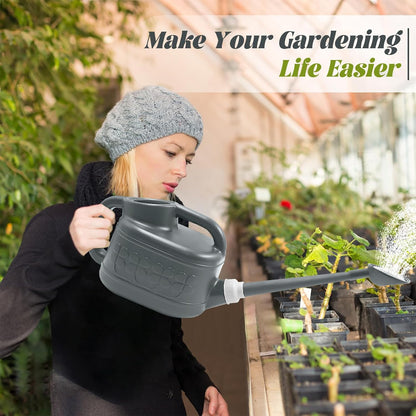 2 Gallon Watering Can, Large Garden Watering Can for Outdoor Plants