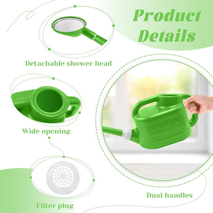 2 Gallon Watering Can, Large Garden Watering Can for Outdoor Plants