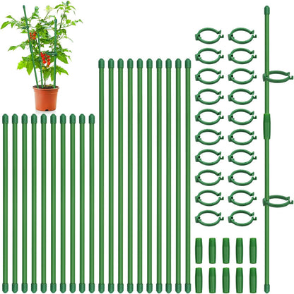 Plant Stakes, 20 Pcs Plant Sticks Stakes Support
