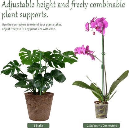 Plant Stakes, 20 Pcs Plant Sticks Stakes Support