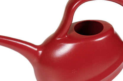Plastic Watering Can Small Lightweight Cute Indoor Outdoor Garden Long Spout (Red), 1.5 Liter