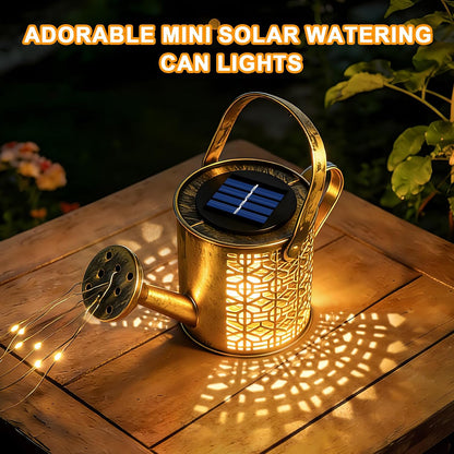 2Pack Solar Watering Can Lights, Solar Light Outdoor Decorative, Warm White
