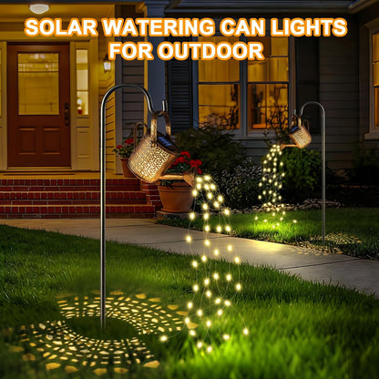 2Pack Solar Watering Can Lights, Solar Light Outdoor Decorative, Warm White