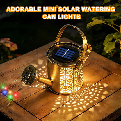 2Pack Solar Watering Can Lights, Solar Light Outdoor Decorative, Warm White