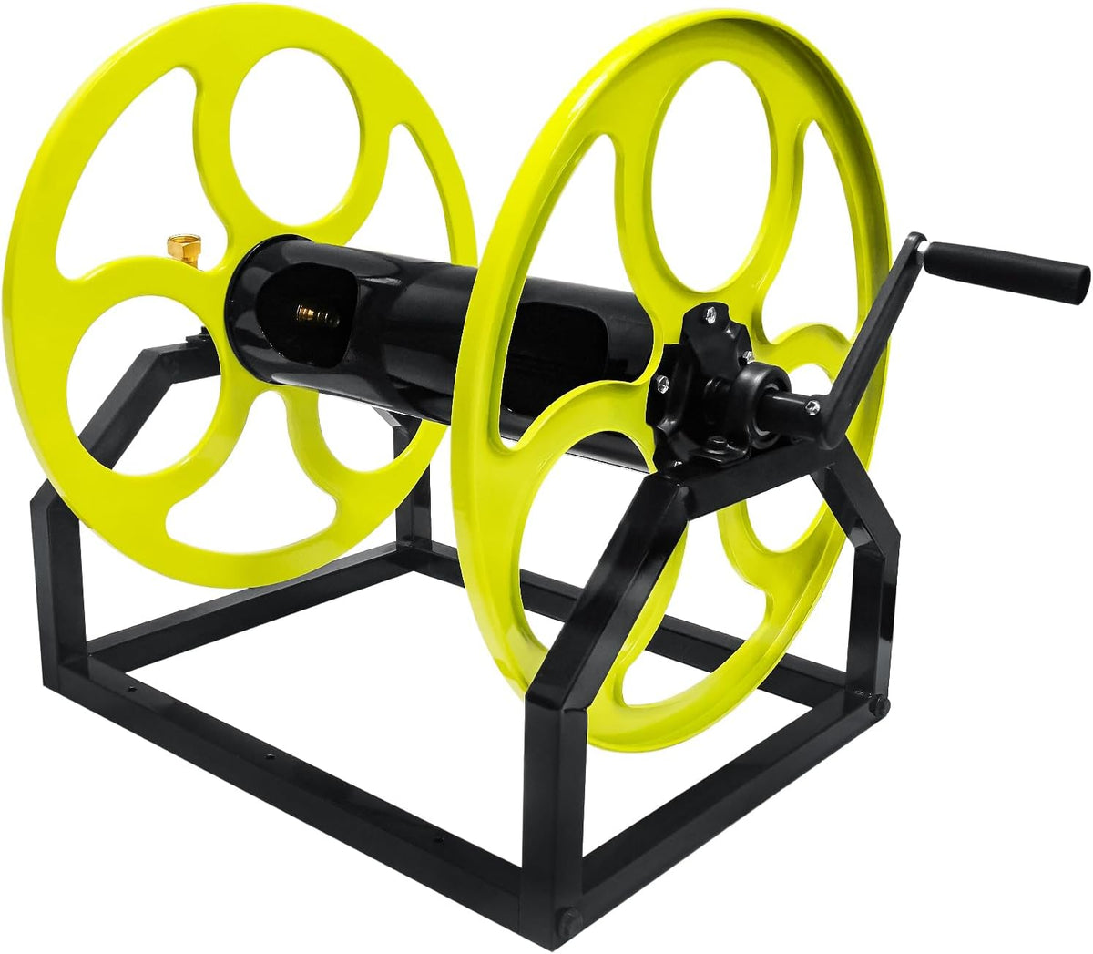 300FT Wall/Floor Mount Garden Hose Reel with Crank, for 5/8"