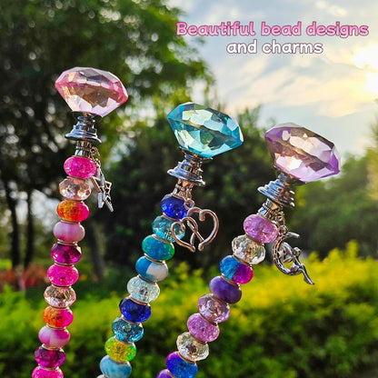 290Pcs Beaded Garden Stakes Kit, Fairy Wand Garden Stake Beads Kit