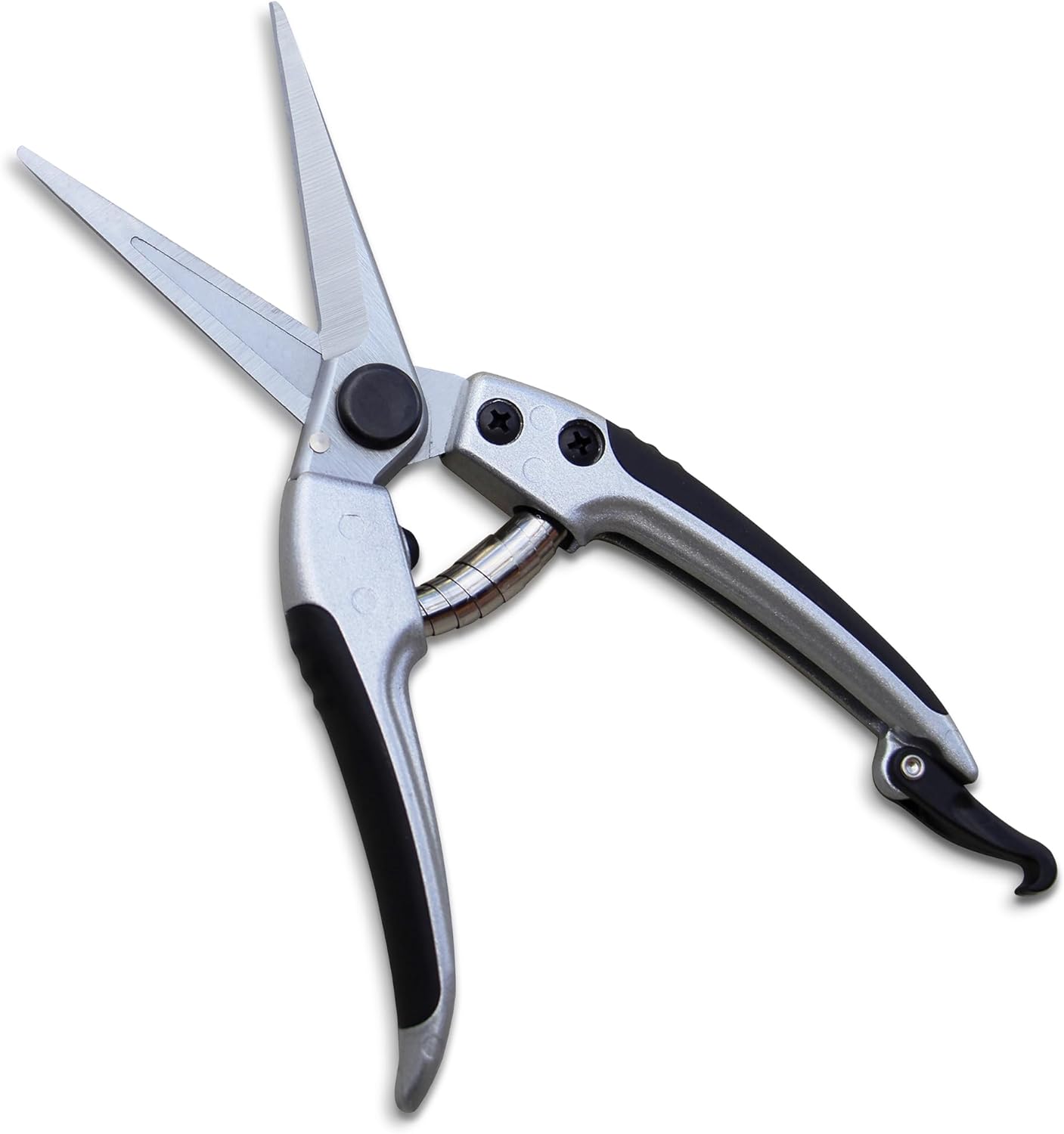 K18A Straight Pruning Shears, Florist Scissors, Multi-Tasking Garden Snips for Arranging Flowers, Trimming Plants and Harvesting Herbs, Fruits or Vegetables (Japanese Style Blades)