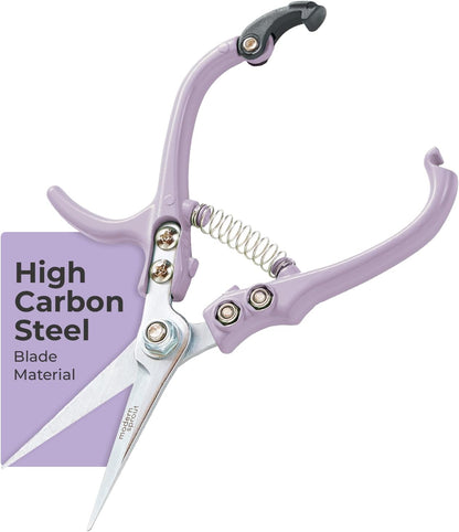 Pruning Shears- Garden Snips - Herb Scissors- Lavender 1-Pack