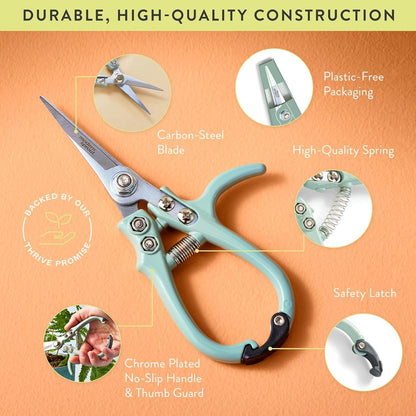Pruning Shears- Garden Snips - Herb Scissors- Lavender 1-Pack
