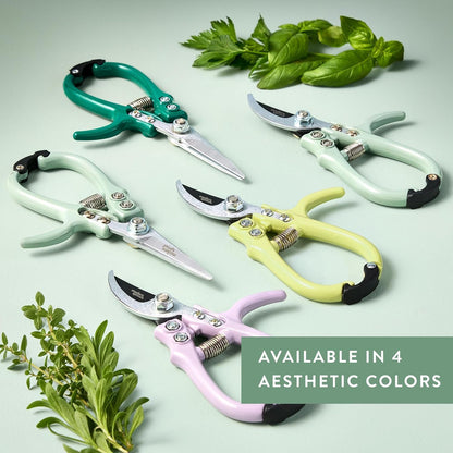 Pruning Shears- Garden Snips - Herb Scissors- Lavender 1-Pack
