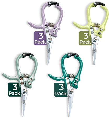 Pruning Shears- Garden Snips - Herb Scissors- Lavender 1-Pack