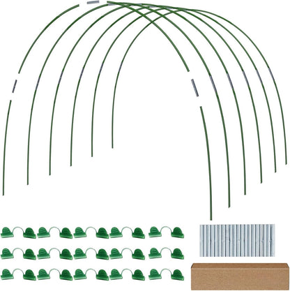 Garden Hoops for Raised Beds - Rust-Free Fiberglass Garden Hoops Support