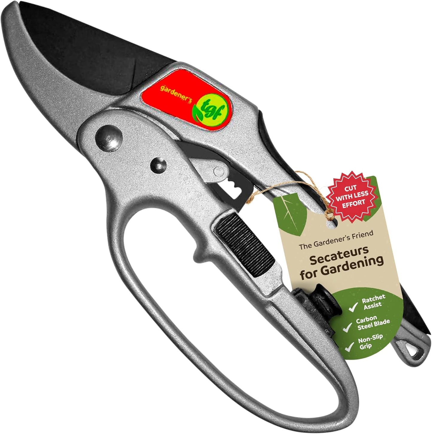 Heavy Duty Ratchet Pruning Shears, Anvil