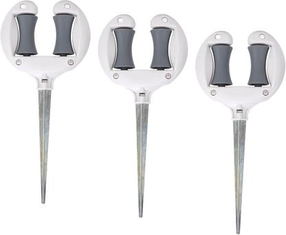 Garden Hose Guide Spike, Garden Hose Guide Nail, Top Roller, Soft Water Pipe Positioning, Pointed Head, Lawn Hose Guide Spike Holder