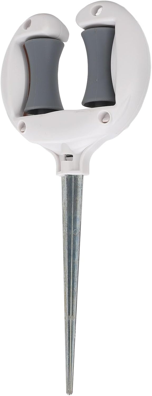 Garden Hose Guide Spike, Garden Hose Guide Nail, Top Roller, Soft Water Pipe Positioning, Pointed Head, Lawn Hose Guide Spike Holder