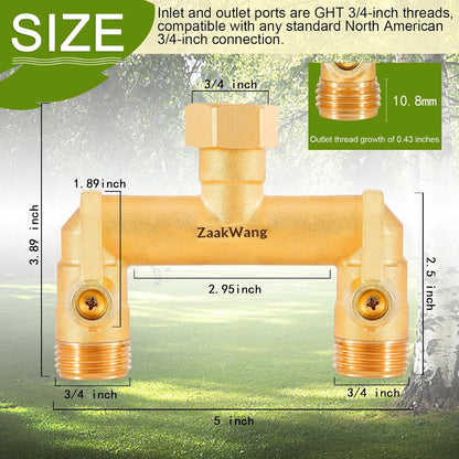 Garden Hose Splitter 2 Way