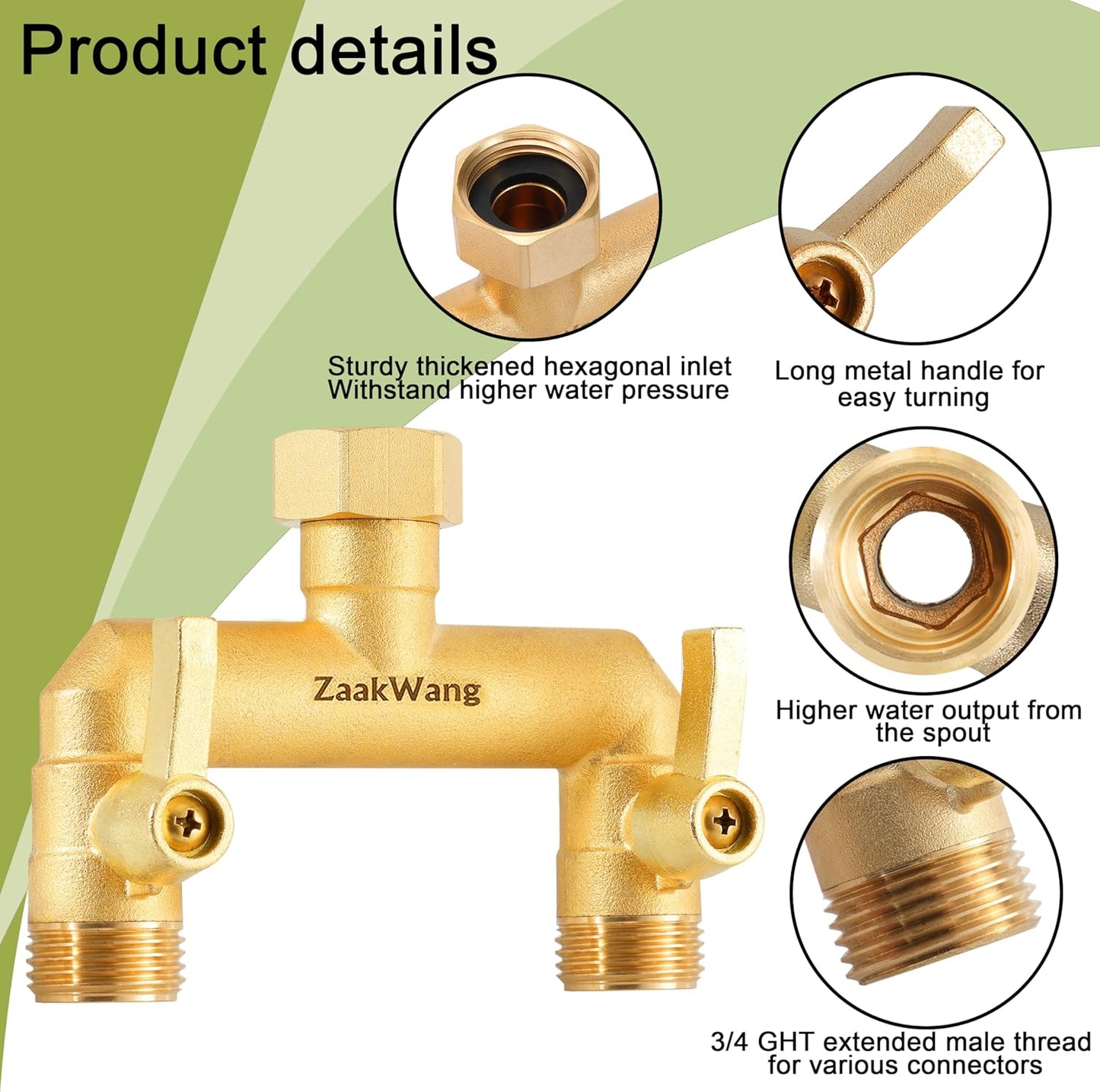 Garden Hose Splitter 2 Way