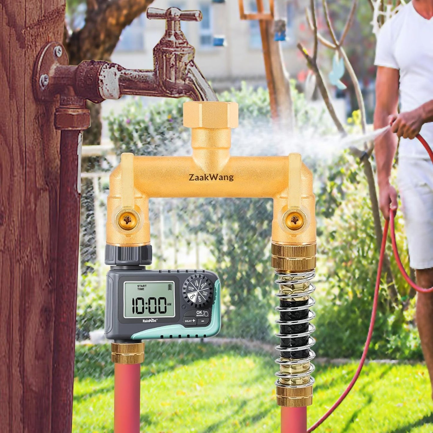 Garden Hose Splitter 2 Way