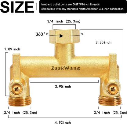 Garden Hose Splitter 2 Way