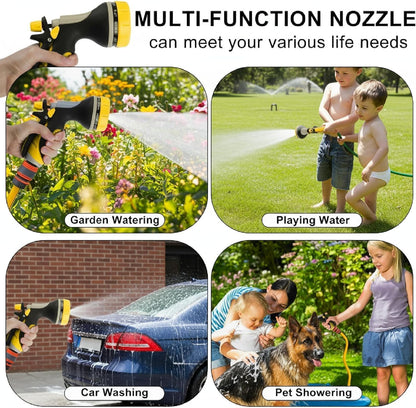 Garden Hose Nozzles with 10 Spray Patterns Sprayer Water Hose Nozzle Spray