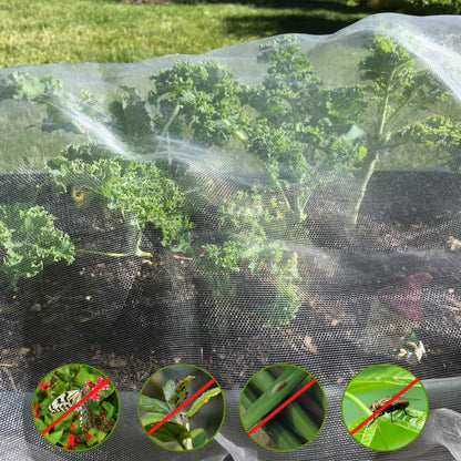 10X50 FT Garden Netting Pest Barrier, Ultra Fine Mesh