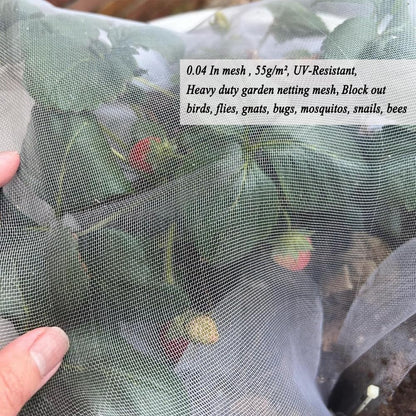 10X50 FT Garden Netting Pest Barrier, Ultra Fine Mesh