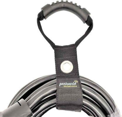 Extension Cord Clip, Storage Strap, Cable Wrap Organizer, Hoop and Loop Hanger Also for Rope,Coil Reel and Hose. (L, 2"x28")
