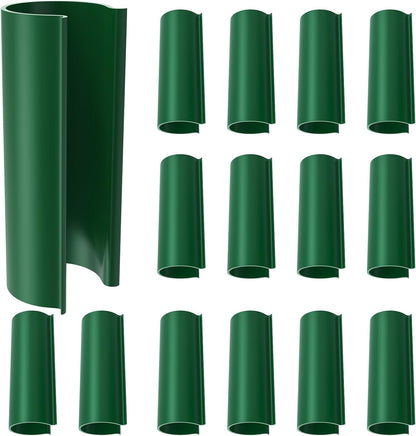 16 Pcs ABS Pipe Clips 2.4" Long Clamps, for 1 Inch PVC Pipe, White