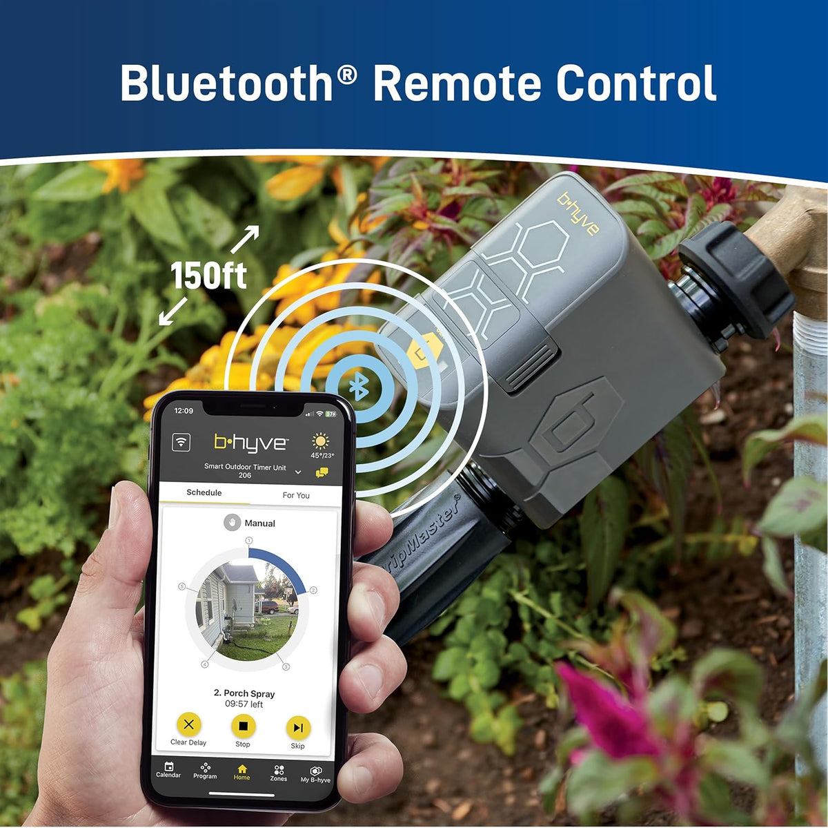 90205Z B-hyve Gen 2 Smart Hose Watering Timer