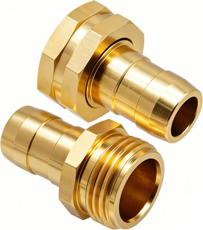 Triumpeek Garden Hose Repair Connector, 4 Sets, Aluminum