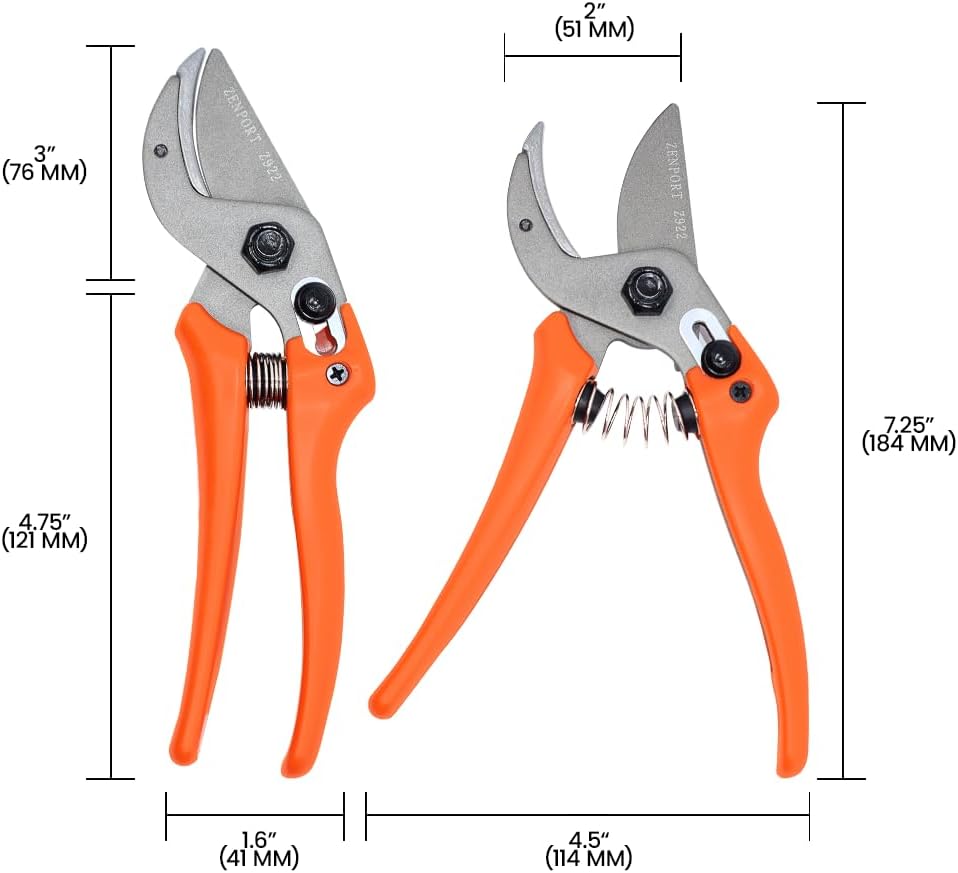 Anvil Pruner, Locking, 1.5-Inch Blade