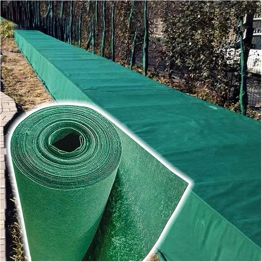 Insulated Plant Covers for Winter, All-Weather Floating Row Cover for Outdoor Garden Bush Plants, Green Planket Frost Protection Plant Cover Reusable Easy to Cut(3.2x328ft/1x100m)