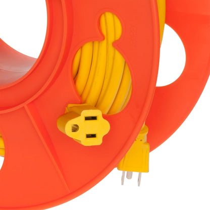 Bayco KW-130 Cord Storage Reel with Center Spin Handle, 150-Feet