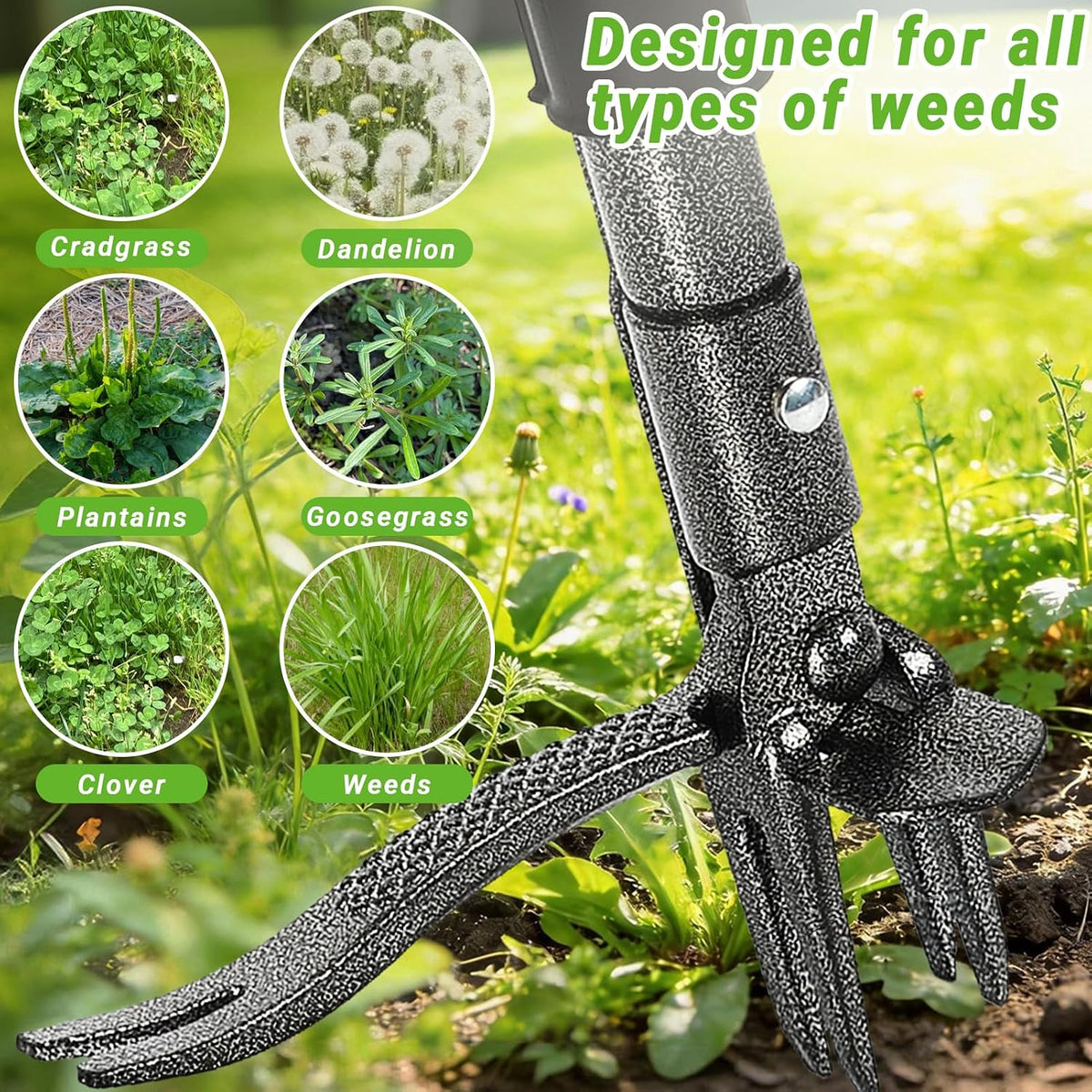 Weed Puller Tool for Garden Lawn Yard, 43.5"