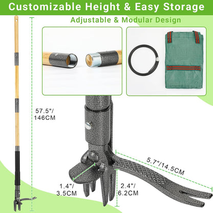 Weed Puller Tool for Garden Lawn Yard, 43.5"