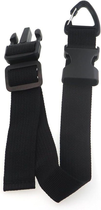 4PCS 17 Inch Heavy Duty Storage Tape Triangular Clip Black Extension Cable Bracket Strap Suitable for Packaging/Storing Christmas Light Tool Cord Hose