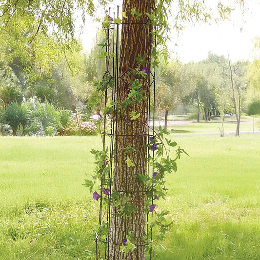 Products Semi Round Arts and Crafts Trellis, Black