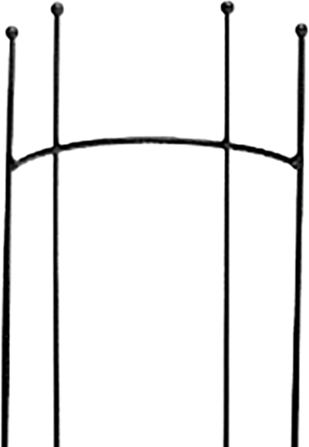 Products Semi Round Arts and Crafts Trellis, Black