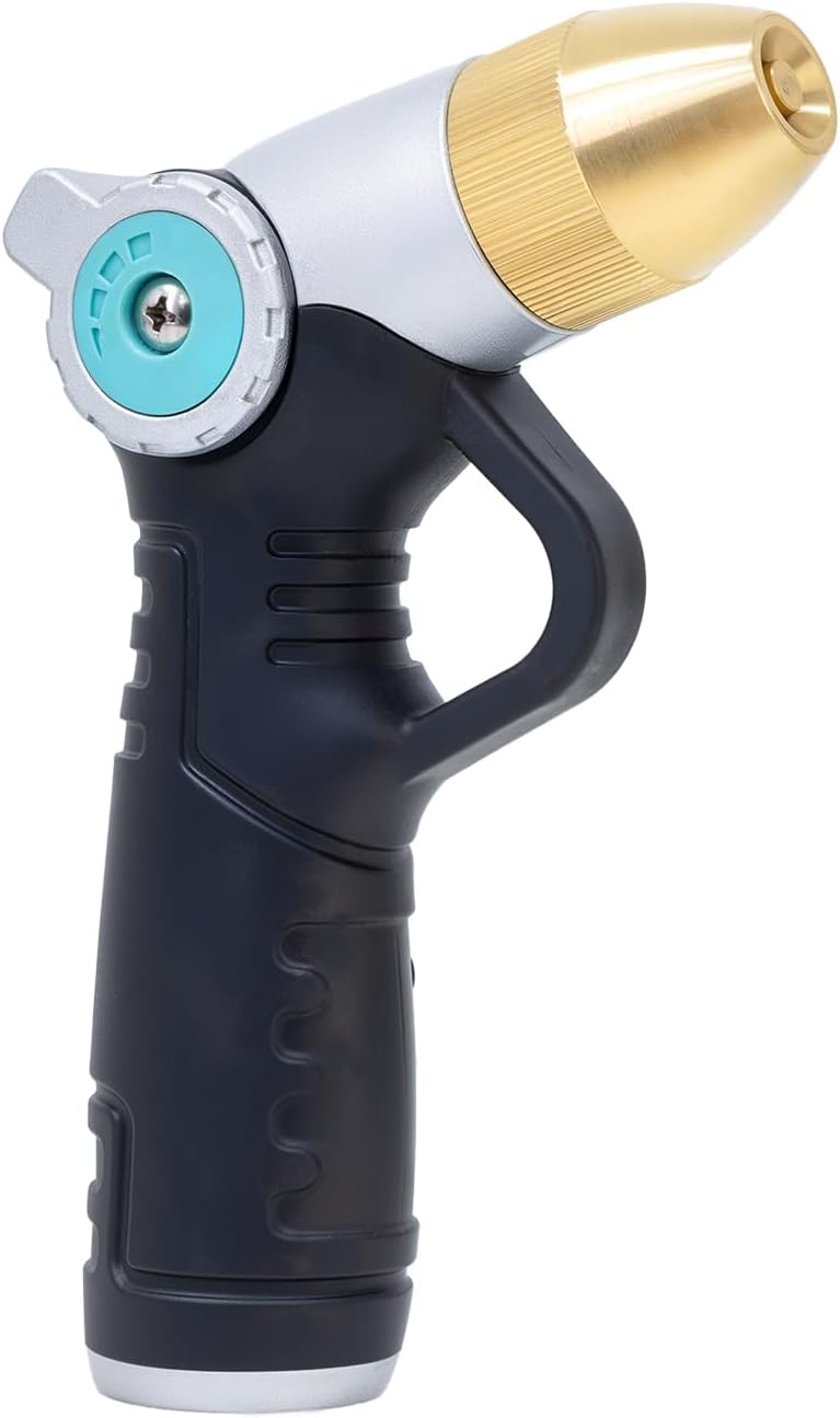 Garden Hose Nozzle Sprayer, Heavy Duty Metal Water Garden Nozzle